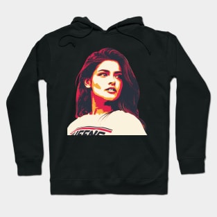 Retro Pop Art Woman Hoodie